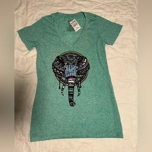 Elephant Aztec tee shirt